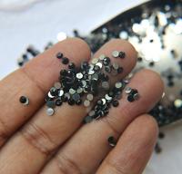 10SS Swarovski Flatbacks in Jet Chaton Roses 2088 (2.9mm) Made in Austria 72/144/432/1440 Pieces Nail art decoration