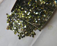 10SS Swarovski Flatbacks in Olivine Chaton Roses 2088 (2.9mm) Made in Austria 72/144/432/1440 Pieces Nail art decoration, craft supplies