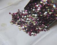 10/12SS Swarovski Flatbacks in Fuchsia Chaton Roses 2088 Made in Austria 72/144/720/1440 Nail art decoration, craft supplies, jewelry making