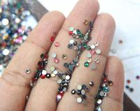 10SS Swarovski Flatbacks in Mix Colors Chaton Roses 2088 (2.9mm) Made in Austria 72/144/432/1440 Pieces Nail art decoration, craft supplies