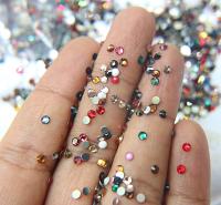 10SS Swarovski Flatbacks in Mix Colors Chaton Roses 2088 (2.9mm) Made in Austria 72/144/432/1440 Pieces Nail art decoration, craft supplies