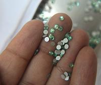12SS Swarovski Flatbacks in Erinite Chaton Rose 2088 (3.2mm) Made in Austria 72/144/720/1440 Pieces Nail art decoration