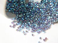 4mm Dark Mocca 2X Aurore Boreale Swarovski Bicone Cuts beads AB 36/72/144/432/720 Pieces embellishment couture, embroidery materials