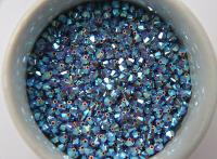 4mm Dark Mocca 2X Aurore Boreale Swarovski Bicone Cuts beads AB 36/72/144/432/720 Pieces embellishment couture, embroidery materials