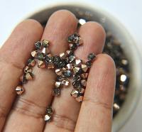 Swarovski (4mm) Crystal Rose Gold Bicones RARE Beads 36/72/144/432/720 Pieces PREMIUM beads, jewelry making, couture embellishments