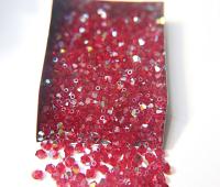 3/4mm Swarovski Siam AB Bicones beads 36/72/144/432/720 Pieces rainbow beads, jewelry making, couture embellishments, embroidery
