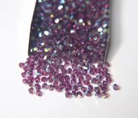 Swarovski 4mm Amethyst AB Bicones 36/72/144/432/720 Pieces PREMIUM rainbow beads jewelry making couture embellishments, embroidery materials