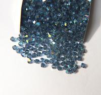4mm Swarovski Montana AB Bicones 36/72/144/432/720 Pieces Jewellery making beads, couture embellishments, rainbow sequins