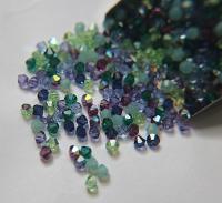 4mm Monet's Garden Designer Mixes Swarovski Bicone beads 36/72/144/432/720 Pieces loose beads mix beads, embroidery materials, vintage find