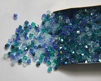 3/4 mm Tropical Breeze Designer Mixes Swarovski Bicone beads 36/72/144/432/720 Pieces loose beads mix beads, embroidery materials, decor