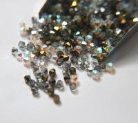 3/4 mm Gilty Pleasure Designer Mixes Swarovski Bicone beads 36/72/144/432/720 Pieces loose beads, mix beads, embroidery materials, craft