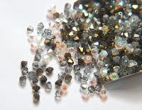 3/4 mm Gilty Pleasure Designer Mixes Swarovski Bicone beads 36/72/144/432/720 Pieces loose beads, mix beads, embroidery materials, craft