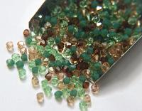 3/4 mm Persian Treasure Designer Mixes Swarovski Bicone beads 36/72/144/432/720 Pieces loose beads mix beads, embroidery materials, decor