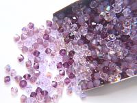 4mm Lavender bloom Designer Mixes Swarovski Bicone beads 36/72/144/432/720 Pieces loose beads, mix beads, embroidery materials, craft