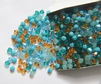 4mm Southwest Flair Designer Mixes Swarovski Bicone beads 36/72/144/432/720 Pieces loose beads mix beads, embroidery materials