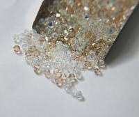 3/4 mm Bridal Shine Designer Mixes Swarovski Bicone beads 36/72/144/432/720 Pieces loose beads rare mix beads, embroidery materials, decor