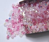 3/4 mm Cure Designer Mixes Swarovski Bicone beads 36/72/144/432/720 Pieces loose beads, mix beads, embroidery materials, craft supplies