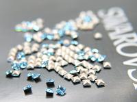 Swarovski #4428 4x4 MM Square Fancy Stone Crystal 22 colors 12/36/144/720 Pieces jewelry making, embellishment, vintage findings, rare tools