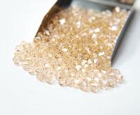 3mm Light Peach Swarovski Bicone beads 36/72/144/432/720 Pieces embroidery materials, jewelry making, wedding decorations, rare craft supply