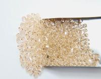 3mm Light Peach Swarovski Bicone beads 36/72/144/432/720 Pieces embroidery materials, jewelry making, wedding decorations, rare craft supply