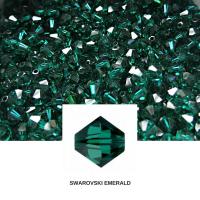 3mm Emerald Swarovski Bicone beads Cuts 36/72/144/432/720 Pieces, Jewelry findings, embroidery materials, jewelry making, craft supplies