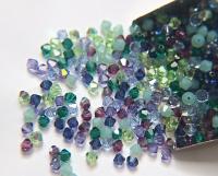 4mm Monet's Garden Designer Mixes Swarovski Bicone beads 36/72/144/432/720 Pieces loose beads mix beads, embroidery materials, vintage find
