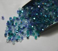 3/4 mm Tropical Breeze Designer Mixes Swarovski Bicone beads 36/72/144/432/720 Pieces loose beads mix beads, embroidery materials, decor