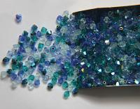3/4 mm Tropical Breeze Designer Mixes Swarovski Bicone beads 36/72/144/432/720 Pieces loose beads mix beads, embroidery materials, decor