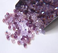 4mm Lavender bloom Designer Mixes Swarovski Bicone beads 36/72/144/432/720 Pieces loose beads, mix beads, embroidery materials, craft