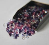 4mm Pink Hydrangea Designer Mixes Swarovski Bicone beads 36/72/144/432/720 Pieces loose beads, mix beads, embroidery materials, craft supply