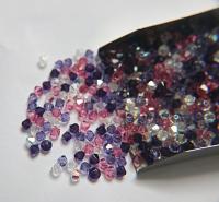 4mm Pink Hydrangea Designer Mixes Swarovski Bicone beads 36/72/144/432/720 Pieces loose beads, mix beads, embroidery materials, craft supply