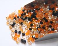 4mm Halloween Designer Mixes Swarovski Bicone beads 36/72/144/432/720 Pieces loose beads, mix beads, embroidery materials, craft supplies