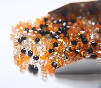4mm Halloween Designer Mixes Swarovski Bicone beads 36/72/144/432/720 Pieces loose beads, mix beads, embroidery materials, craft supplies