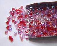4mm Valentines Crystal Designer Mixes Swarovski Bicone beads 36/72/144/432/720 Pieces loose beads, mix beads, embroidery materials, craft