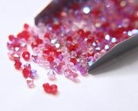 4mm Valentines Crystal Designer Mixes Swarovski Bicone beads 36/72/144/432/720 Pieces loose beads, mix beads, embroidery materials, craft