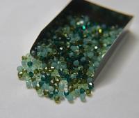 4mm Green Tea Designer Mixes Swarovski Bicone beads 36/72/144/432/720 Pieces loose beads, mix beads, embroidery materials, craft supplies