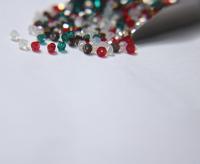 3/4 mm Candy Cane Mixes Swarovski Bicone beads 36/72/144/432/720 Pieces loose beads, mix beads, embroidery materials, craft supplies, RARE