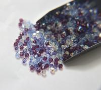 3/4 mm Pleasant Purple Mixes Swarovski Bicone beads 36/72/144/432/720 Pieces loose beads, mix beads, embroidery materials, craft supplies