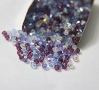3/4 mm Pleasant Purple Mixes Swarovski Bicone beads 36/72/144/432/720 Pieces loose beads, mix beads, embroidery materials, craft supplies
