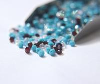 4mm Turquoise Sunset Designer Mixes Swarovski Bicone beads 36/72/144/432/720 Pieces loose beads, mix beads, embroidery materials, craft