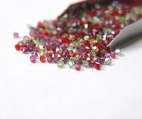 3/4mm Pentas Designer Mixes Swarovski Bicone beads 36/72/144/432/720 Pieces loose beads, mix beads, embroidery materials, craft supplies