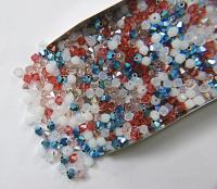 4mm Paradise Designer Mixes Swarovski Bicone beads 36/72/144/432/720 Pieces loose beads, mix beads, embroidery materials, craft supplies