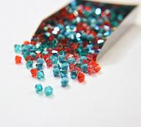 5mm Juliet Designer Mixes Swarovski Bicone beads 12/36/72/144/432/720 Pieces jewelry making, embroidery materials, mix beads, craft supply
