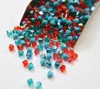 5mm Juliet Designer Mixes Swarovski Bicone beads 12/36/72/144/432/720 Pieces jewelry making, embroidery materials, mix beads, craft supply