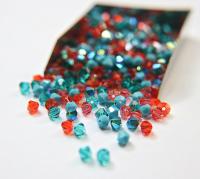 5mm Juliet Designer Mixes Swarovski Bicone beads 12/36/72/144/432/720 Pieces jewelry making, embroidery materials, mix beads, craft supply