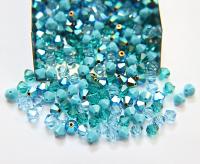 5mm Breeze Blue Designer Mixes Swarovski Bicone beads 12/36/72/144/432/720 Pieces jewelry making, embroidery materials, mix beads, craft