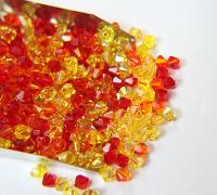 5mm Teleflora Designer Mixes Swarovski Bicone bead 12/36/72/144/432/720 Pieces jewelry making, embroidery materials, mix beads, craft supply