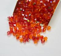5mm Gulf Fritillary Designer Mixes Swarovski Bicone bead 12/36/72/144/432/720 Pieces jewelry making, embroidery materials, mix beads, craft
