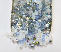 5mm Palos Verdes Blue Designer Mixes Swarovski Bicone beads 12/36/72/144/432/720 Pieces jewelry making, embroidery materials, mix beads