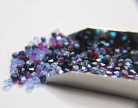 5mm Blue Lily Designer Mixes Swarovski Bicone beads 12/36/72/144/432/720 Pieces jewelry making embroidery materials, mix beads, craft supply